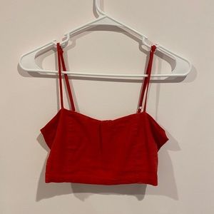 Brandy melville red cropped tank